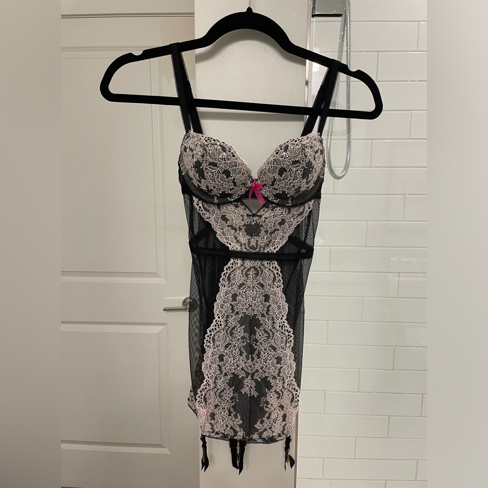 NWOT Vintage VS Bedazzled Lingerie